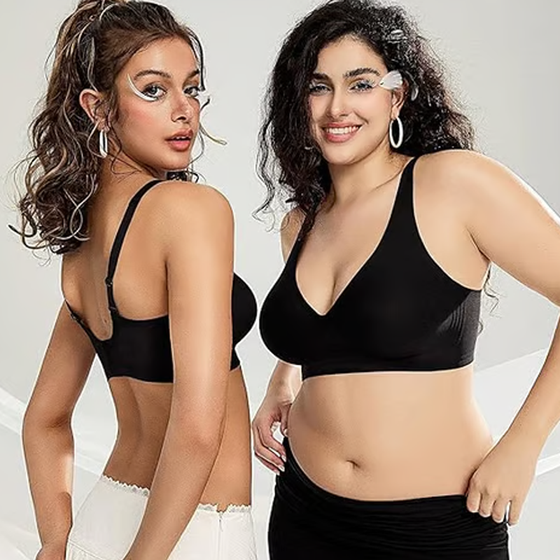 Pertry Wireless Comfy Push Up Bra Cotton Blend