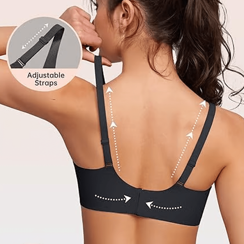 Sujetador Push Up Cómodo Sin Aros de Mezcla de Algodón - Menaria