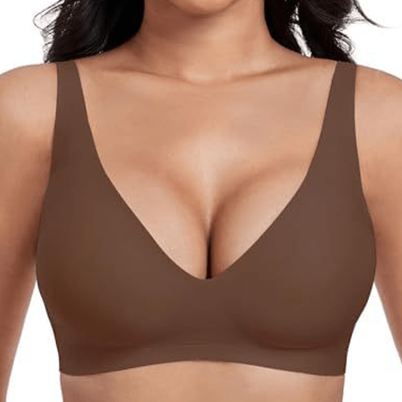Sujetador Push Up Cómodo Sin Aros de Mezcla de Algodón - Menaria