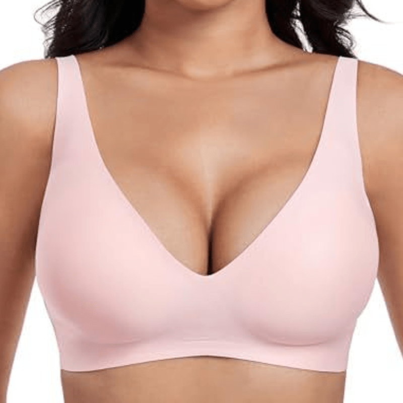 Sujetador Push Up Cómodo Sin Aros de Mezcla de Algodón - Menaria