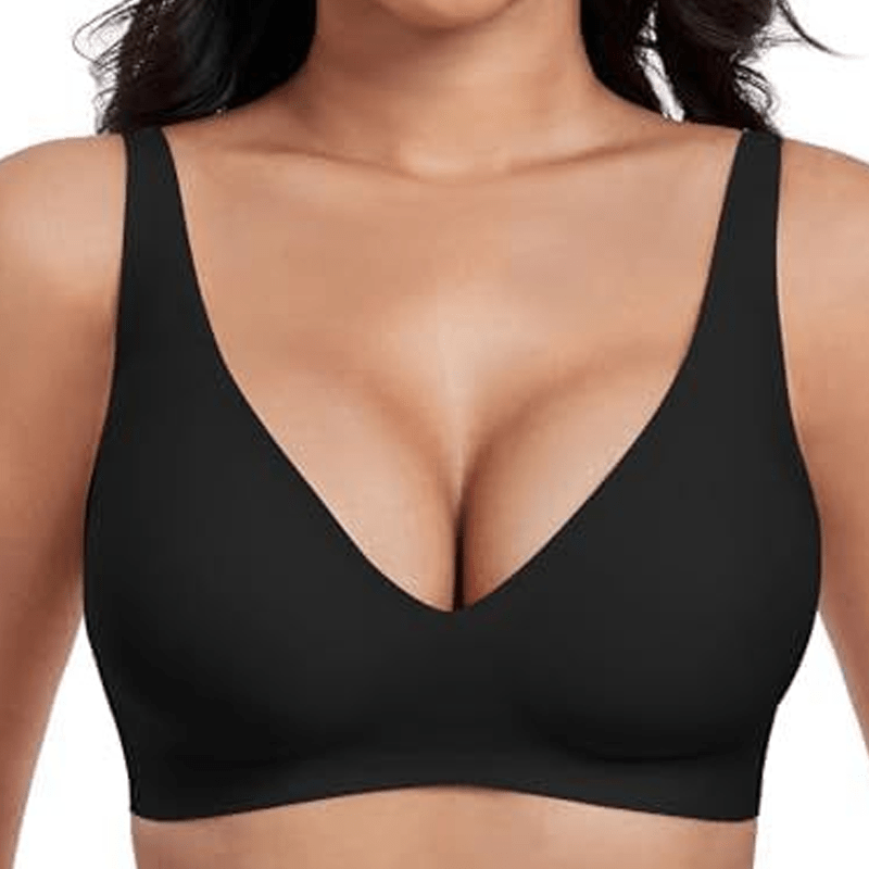 Sujetador Push Up Cómodo Sin Aros de Mezcla de Algodón - Menaria