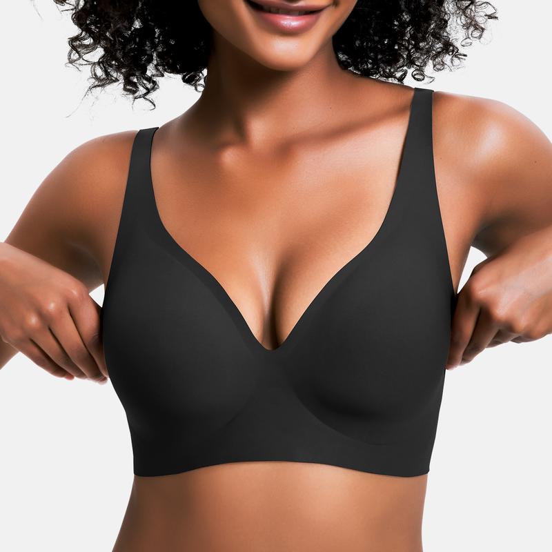 Sujetador Push Up Cómodo Sin Aros de Mezcla de Algodón - Menaria