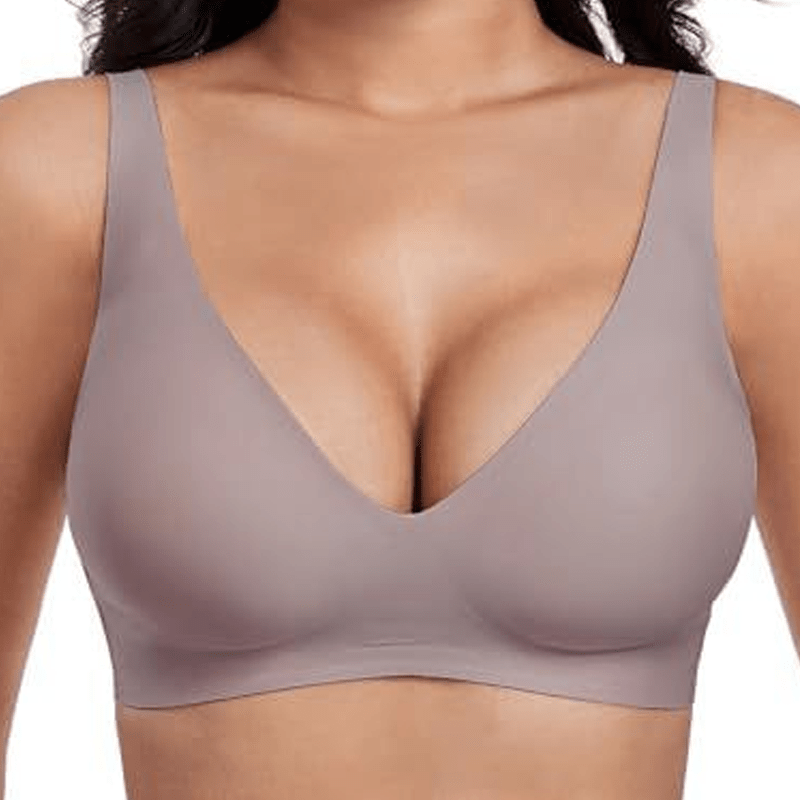 Sujetador Push Up Cómodo Sin Aros de Mezcla de Algodón - Menaria