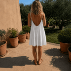 Vestido de espalda descubierta Menaria - Menaria